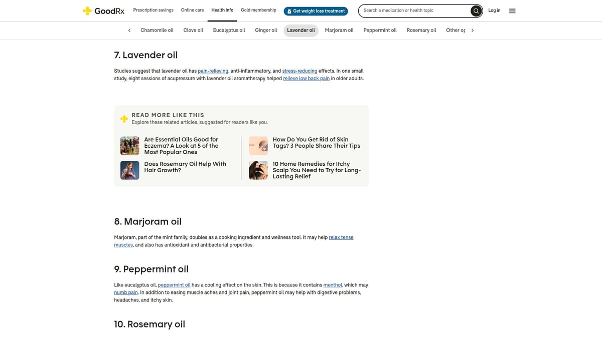 7 Best Relief Pain Oil Picks for Fast Comfort in 2026 - Lavender Oil for Stress-Related Pain Relief