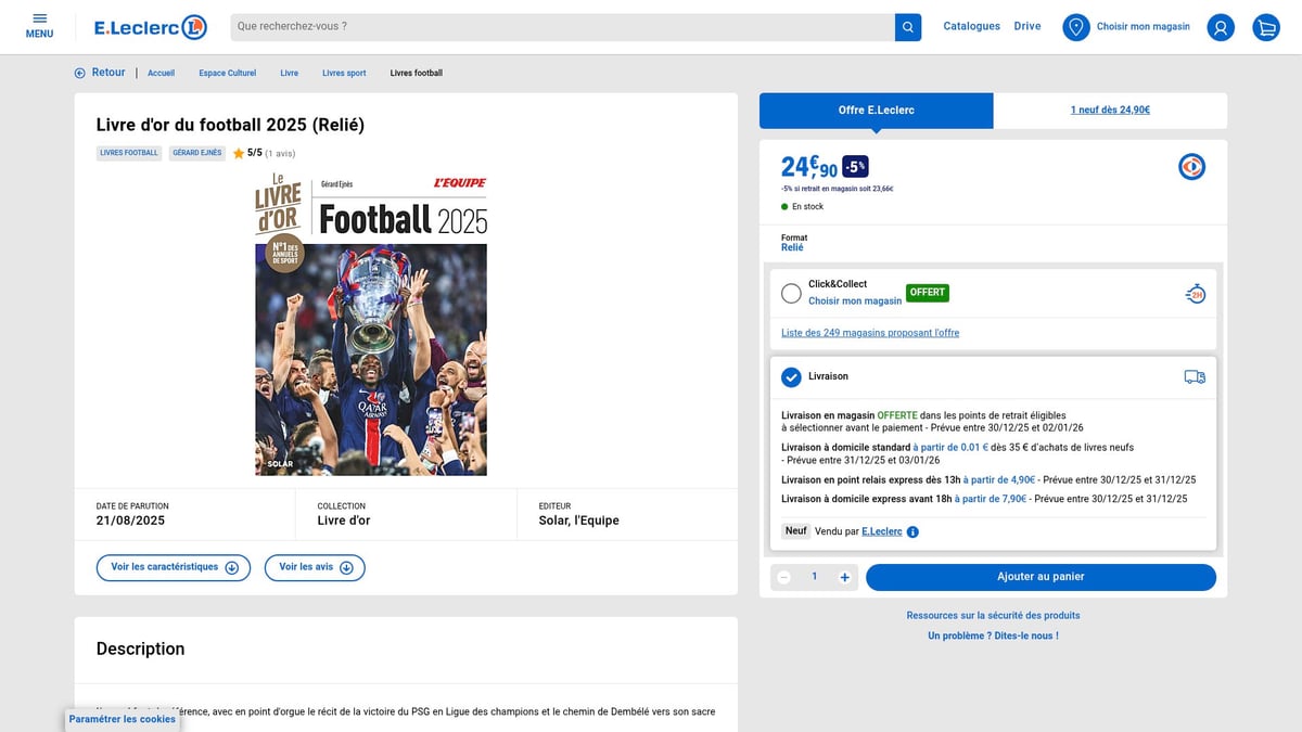 8 Idées De Livre De Foot À Découvrir Absolument En 2026 - Livre d'or du football 2025