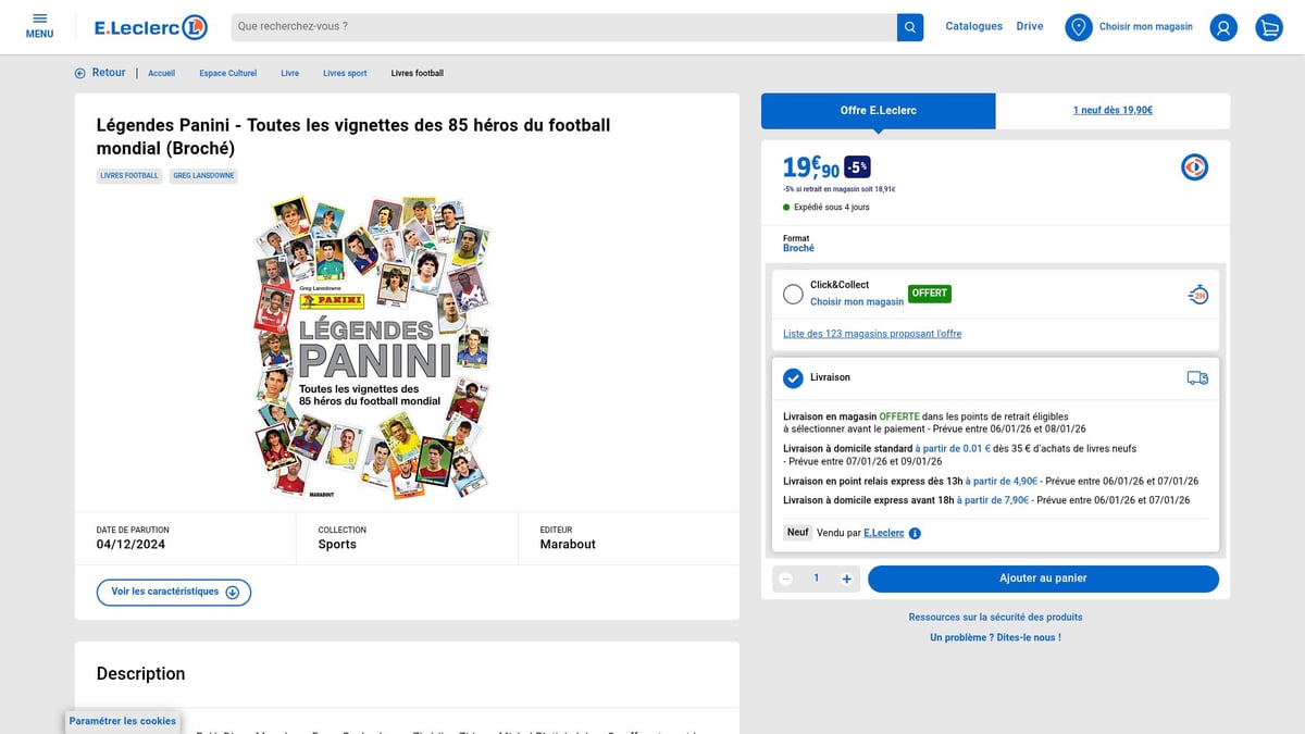 8 Idées De Livre De Foot À Découvrir Absolument En 2026 - Légendes Panini - Toutes les vignettes des 85 héros du football mondial