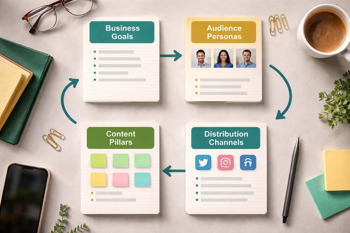 Content plan framework structure