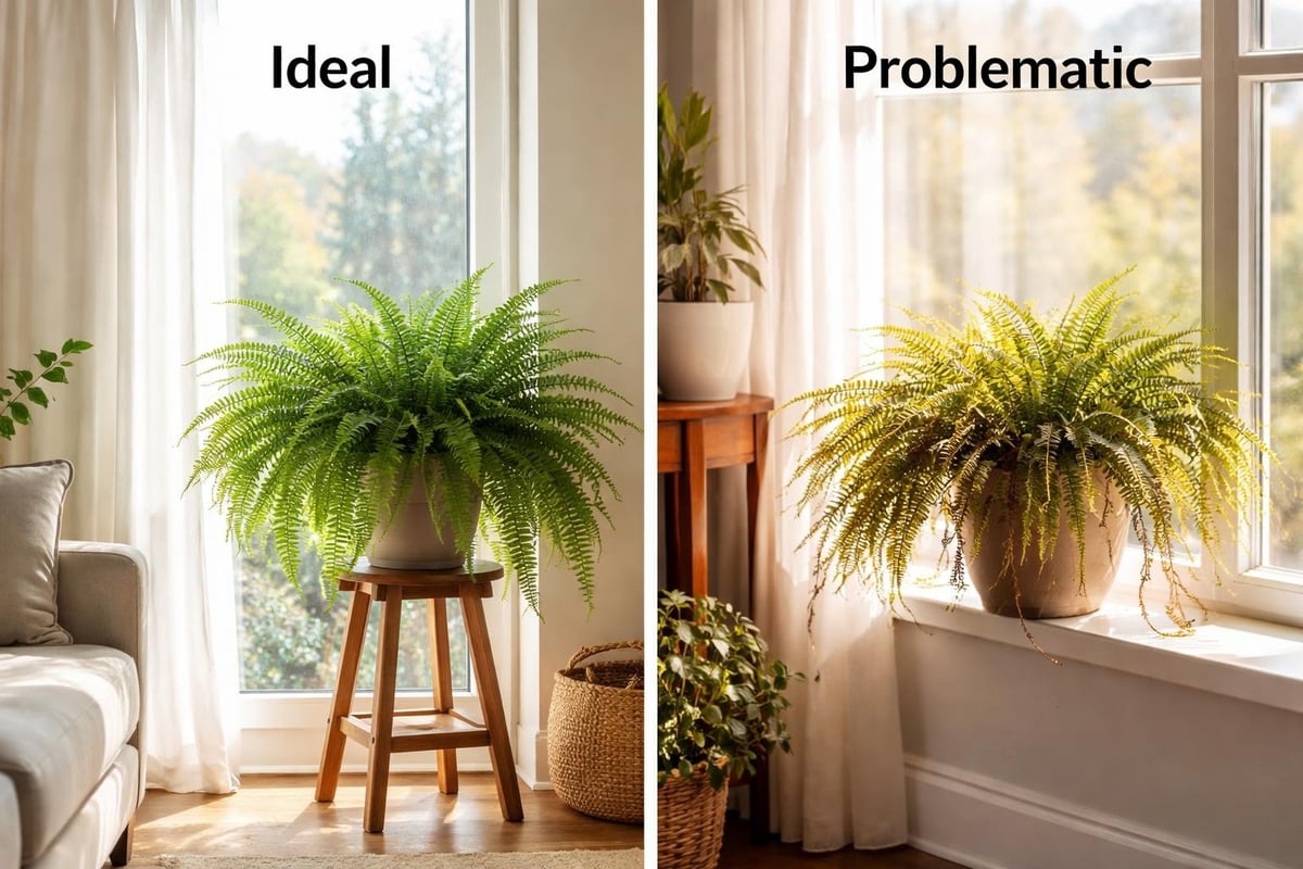 Boston fern light requirements
