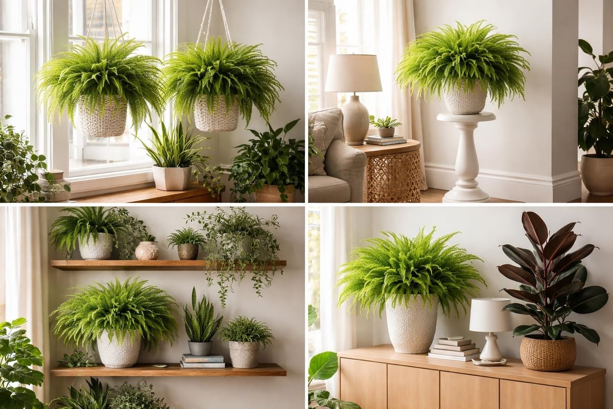 Boston fern styling options
