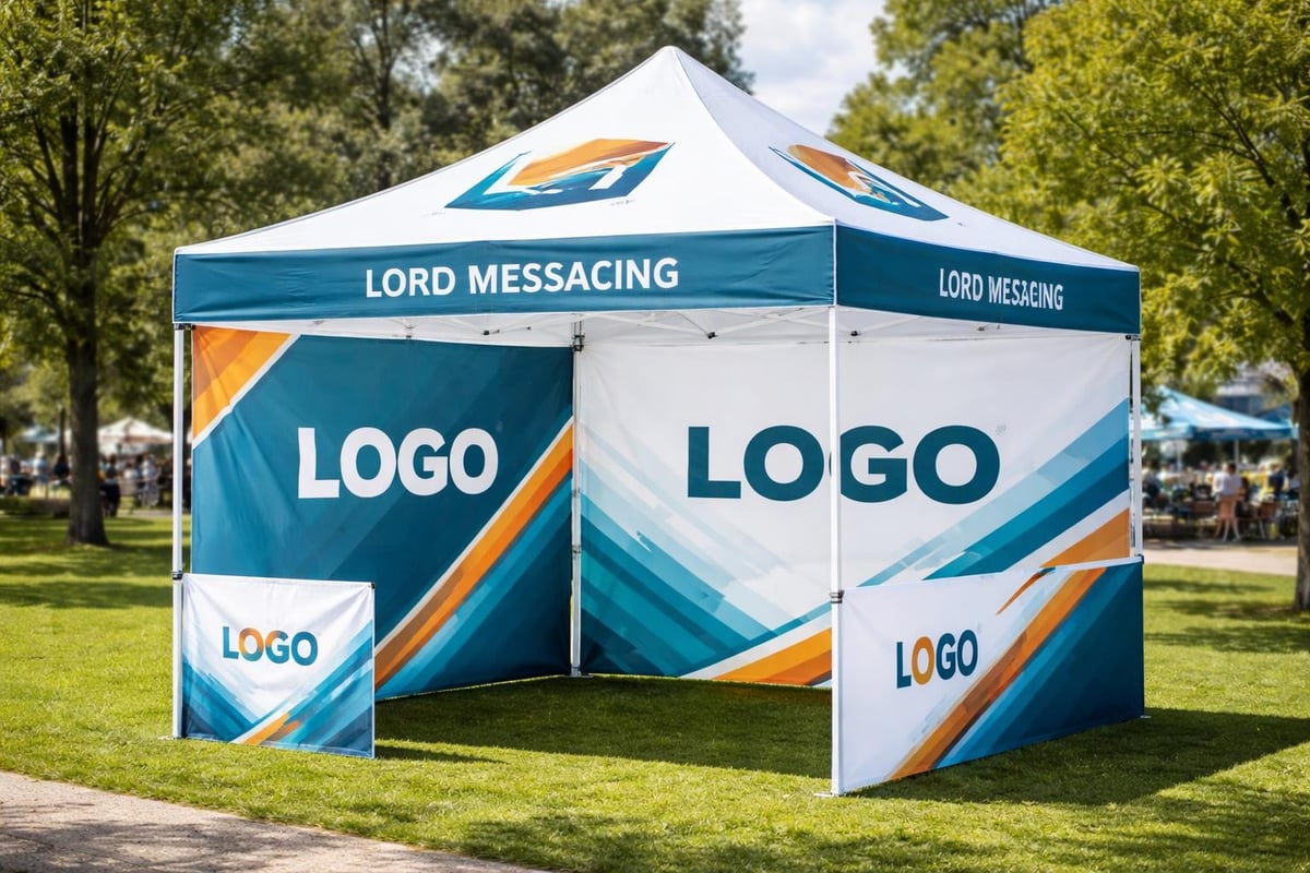 Custom tent design elements