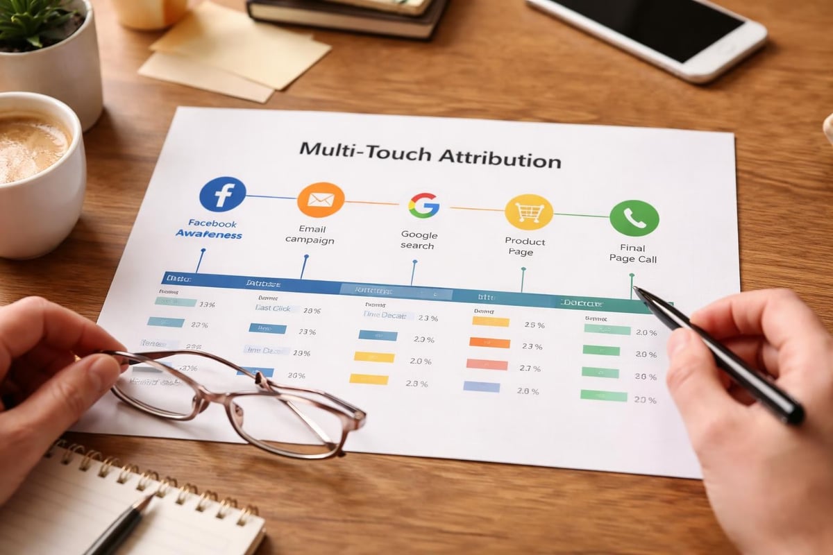 Attribution model comparison