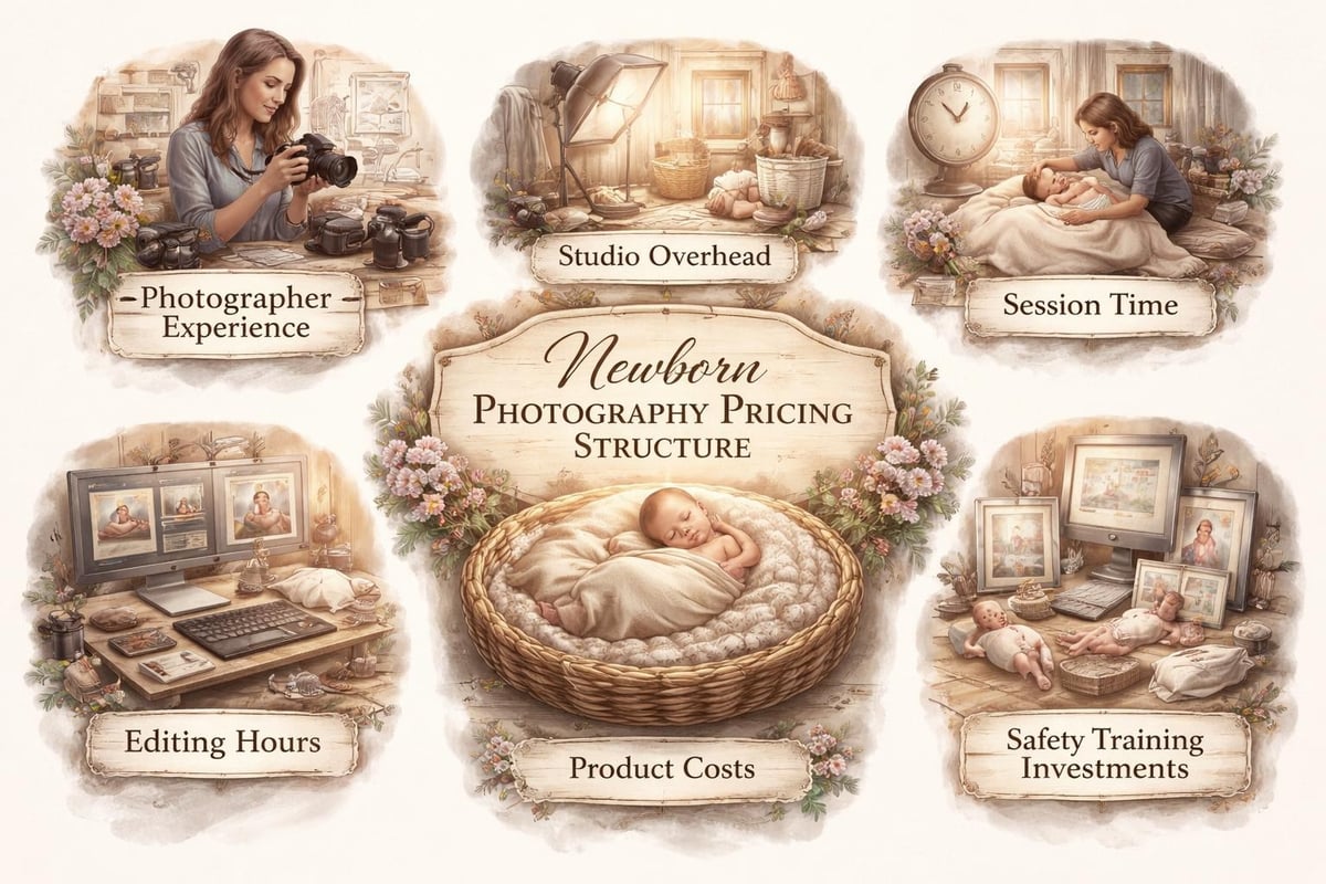 Factors affecting newborn photography pricing