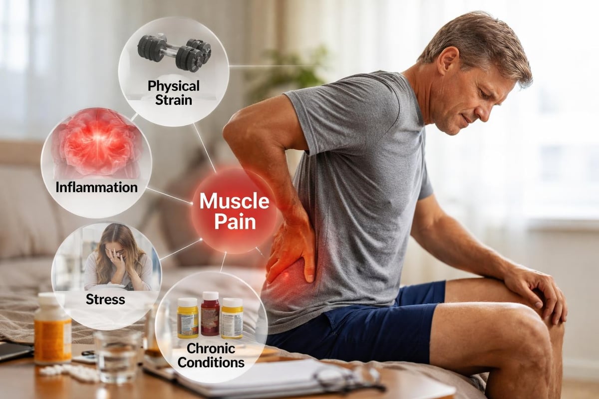 Muscle pain causes and triggers