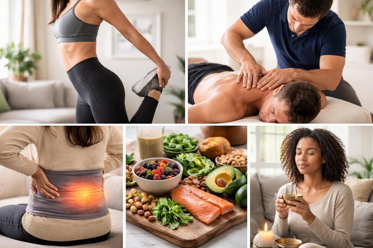 Natural muscle pain relief methods