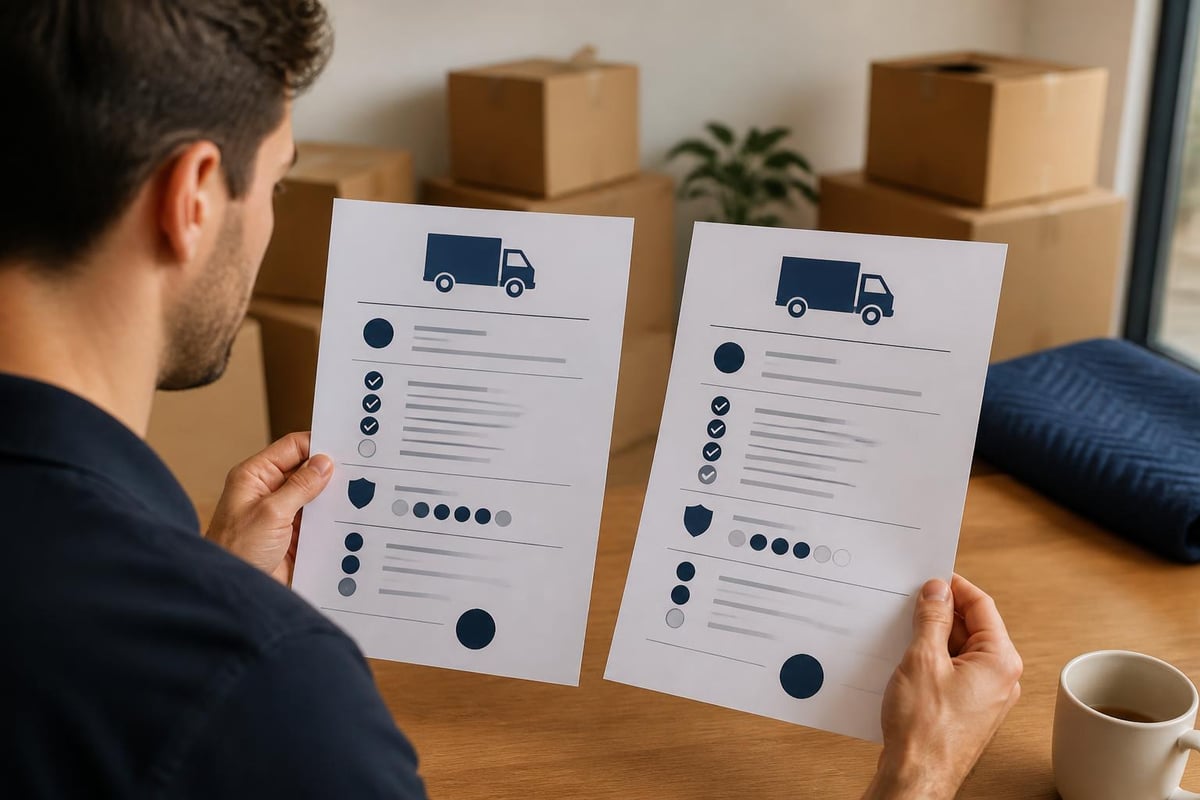 Moving quote comparison method