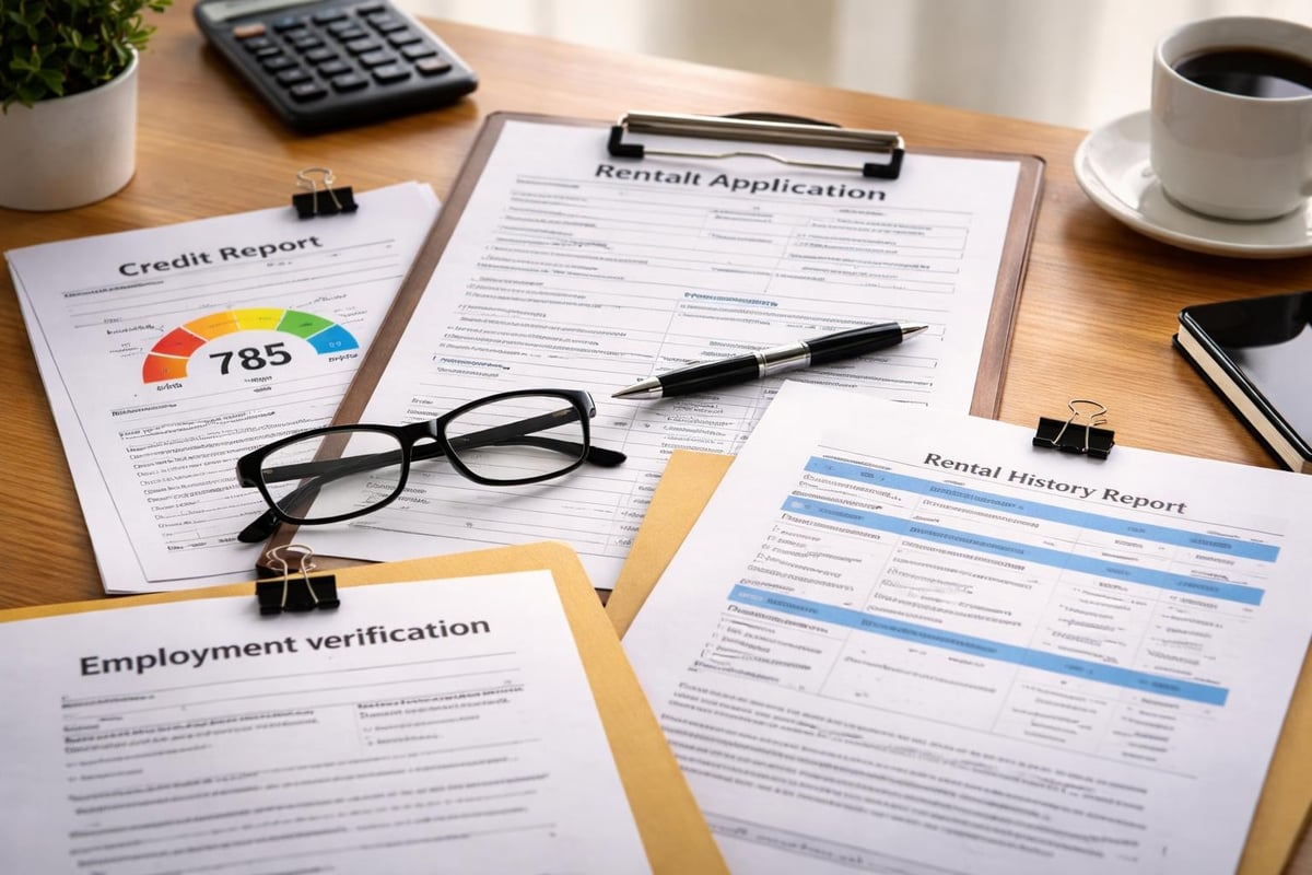 Tenant screening evaluation process