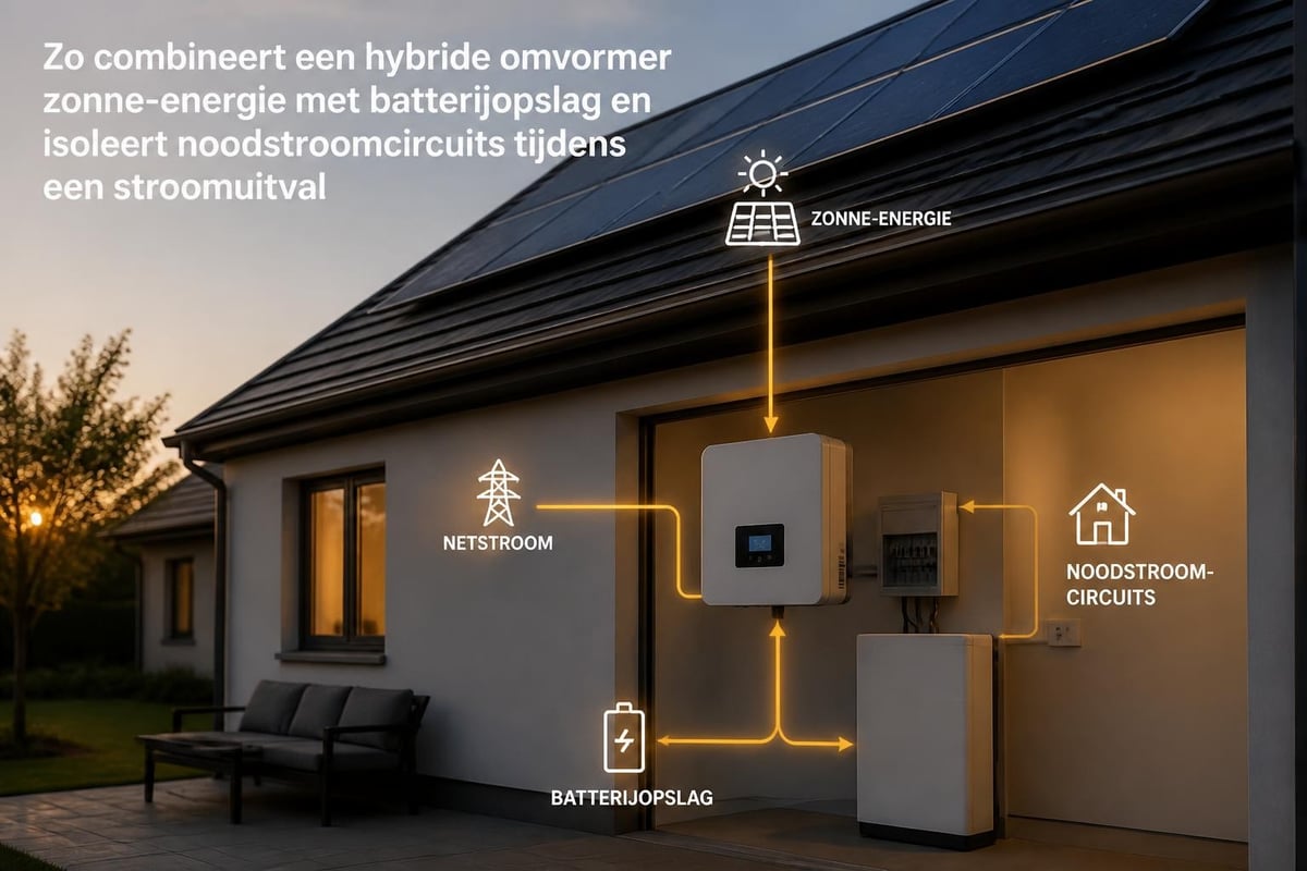 Hybride systeem met batterij