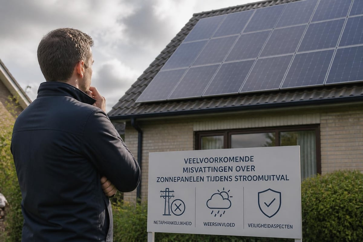 Misconcepties zonnepanelen