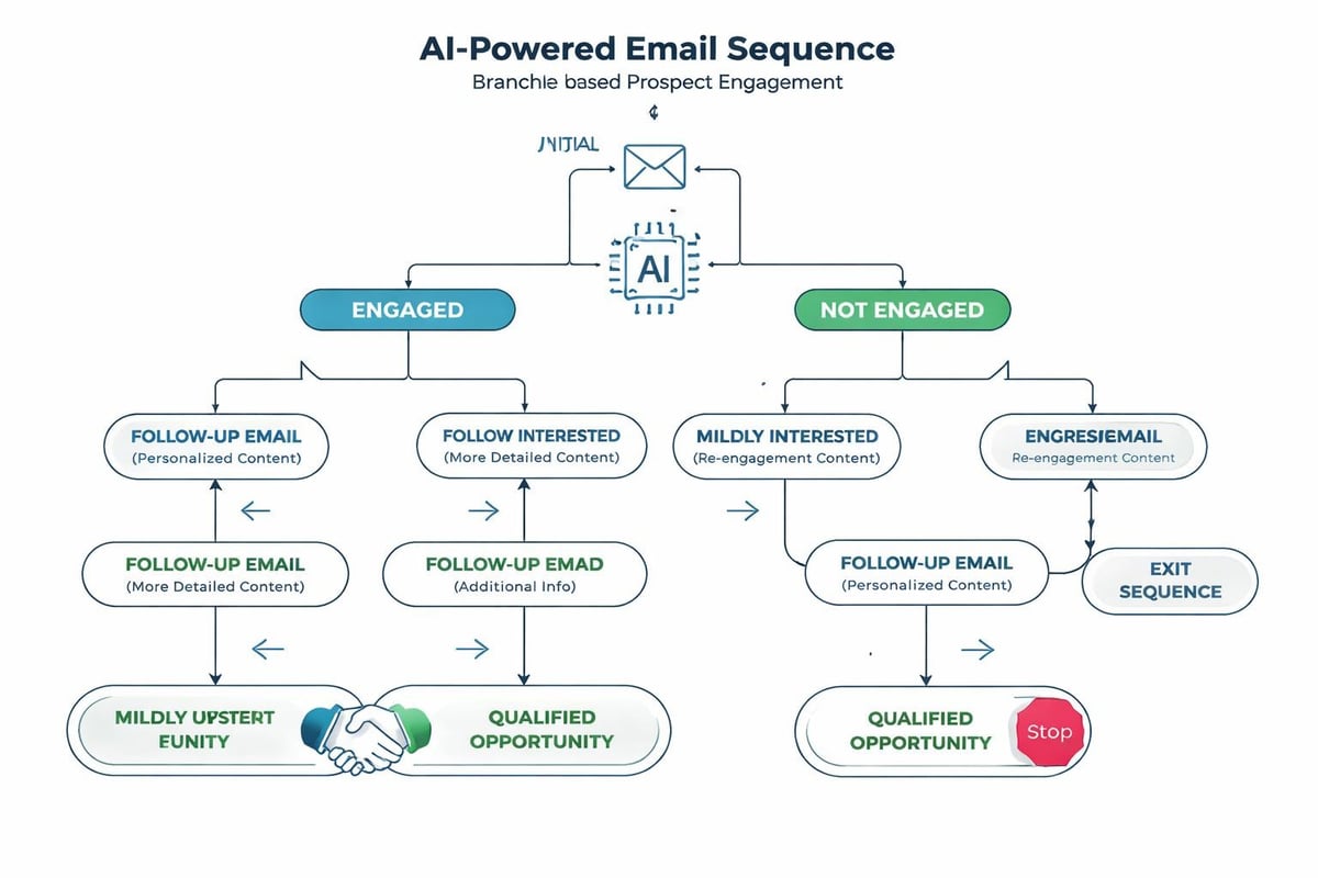 Adaptive email nurture workflow
