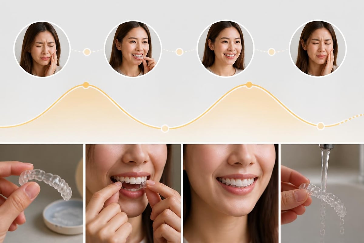 Aligner wear cycle comfort