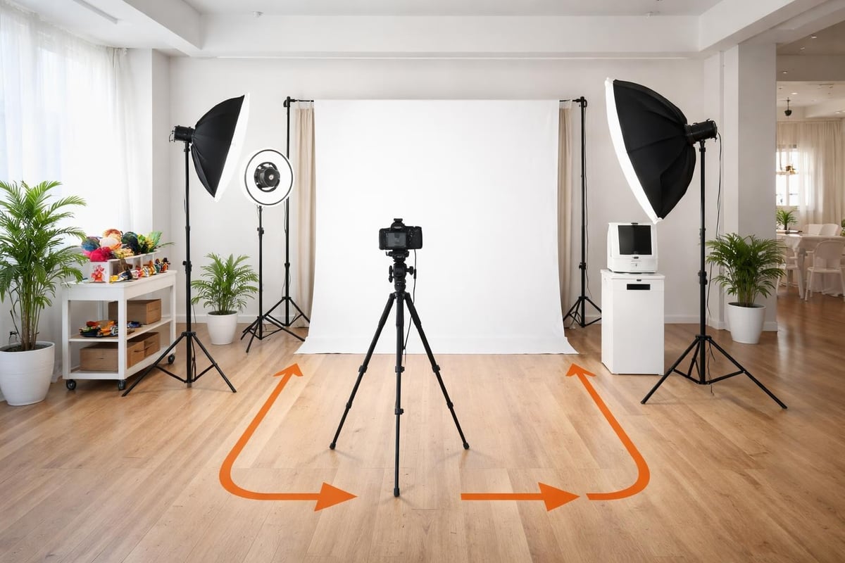 Photo booth layout optimization