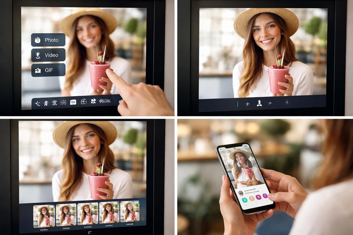 Photo booth interface design