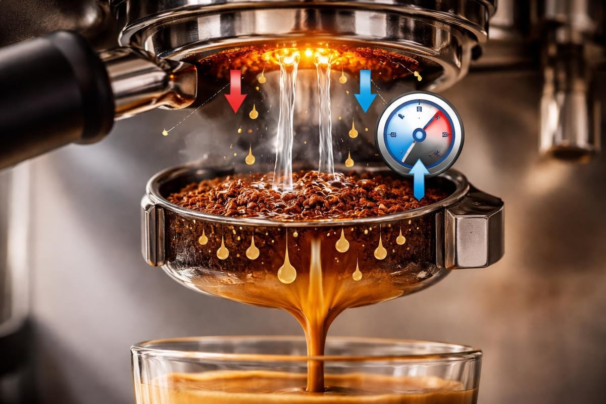 Espresso café extraction