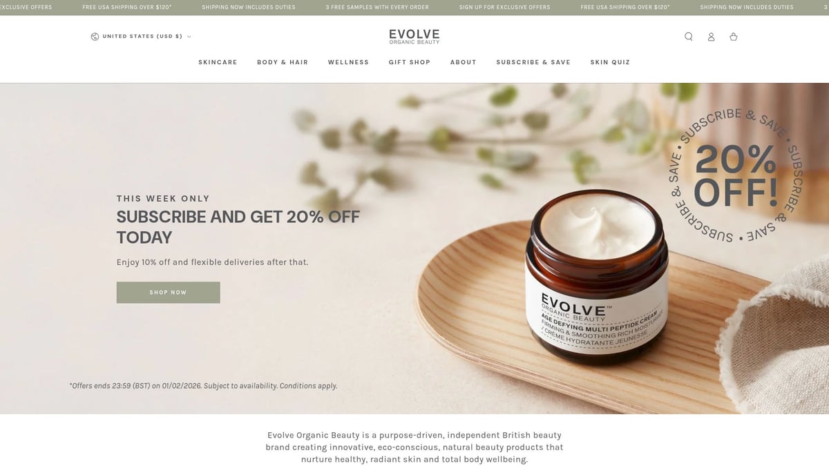 7 Essential Organic Beauty Products for Strålende Hud 2026 - Evolve Organic Beauty Gentle Cleansing Melt