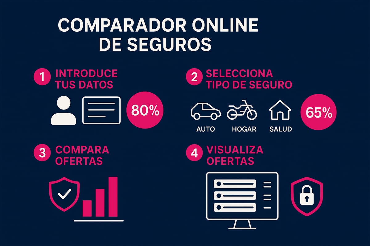 ¿Qué es un comparador online de seguros y cómo funciona?