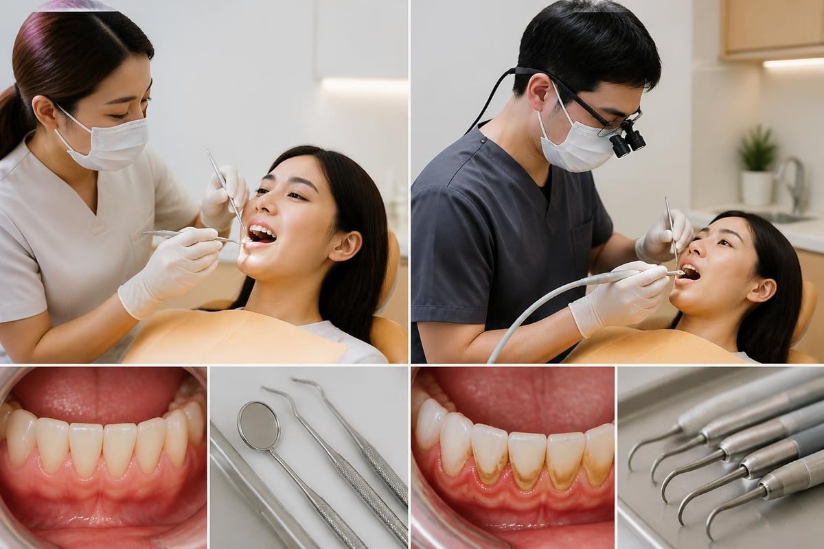 Comparison of routine vs therapeutic dental cleaning