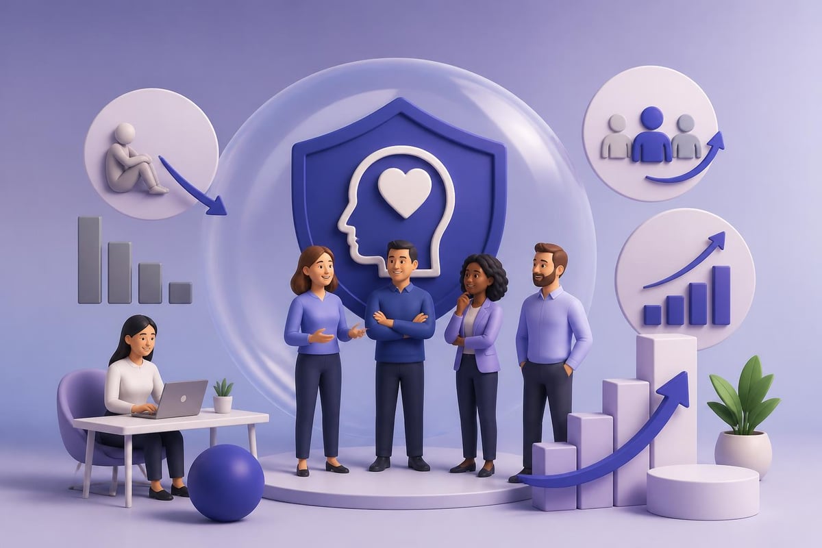 Business benefits of mental health training