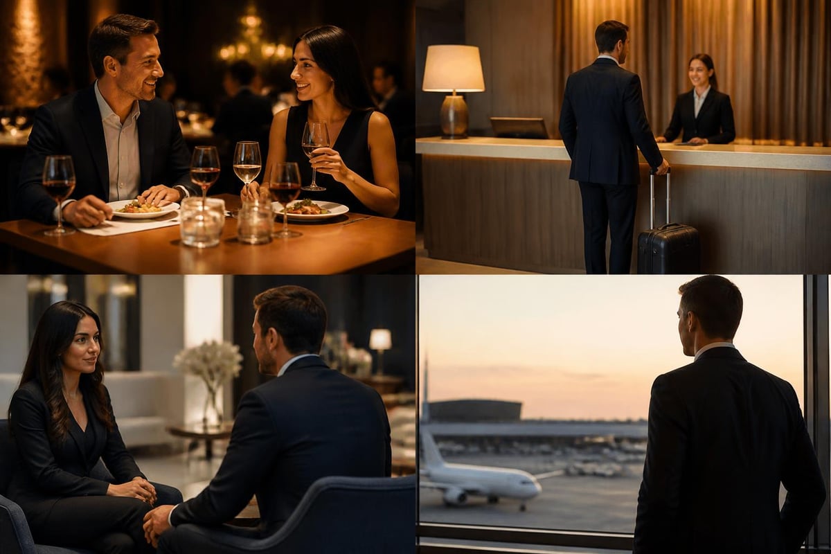 Escorts Stevenage | Refined Companionship & Discretion Business traveller evening itinerary