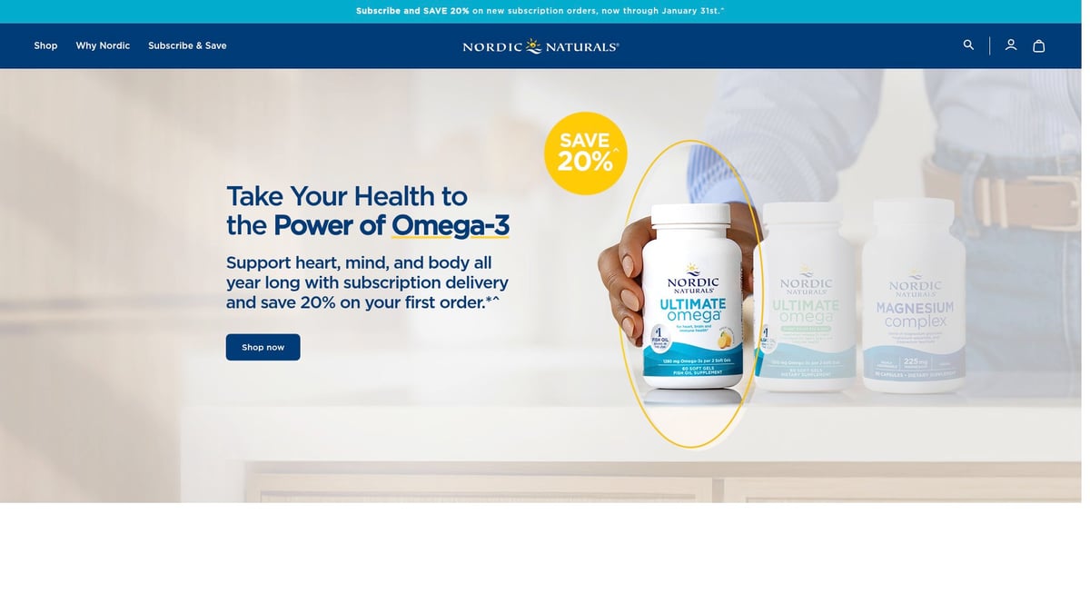 9 Essential Healthy Care Supplements to Boost Wellness in 2026 - Nordic Naturals Ultimate Omega