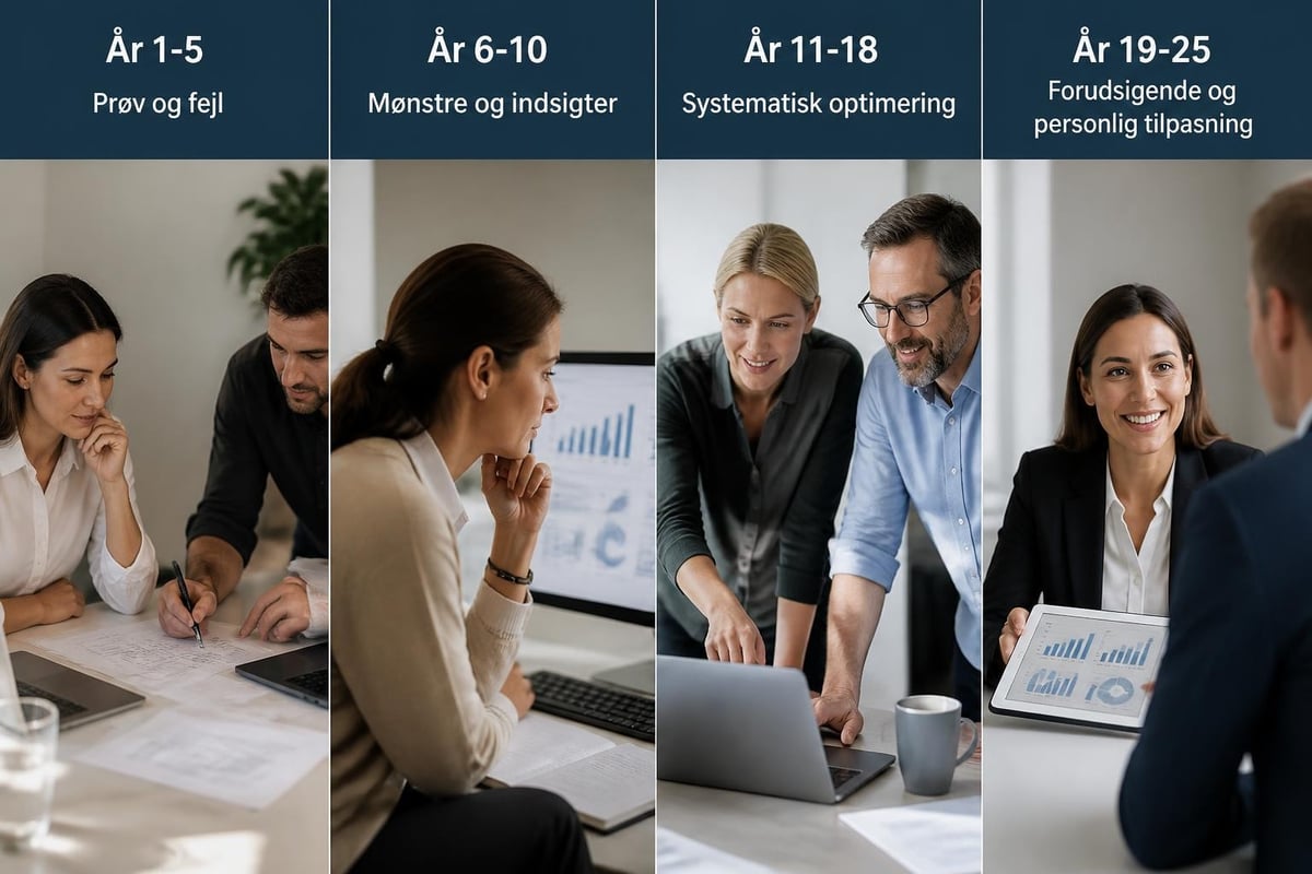 Erfaringsakkumulering over tid