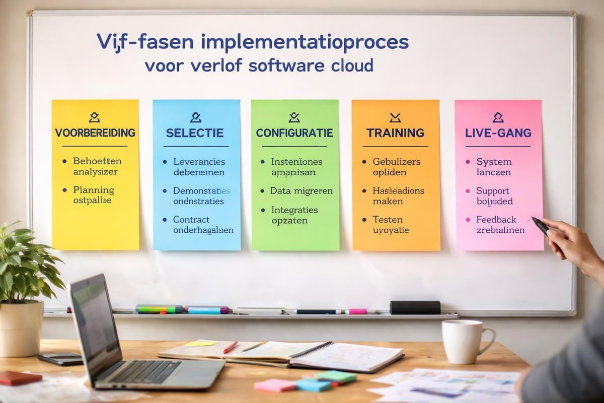 Verlof software implementatie workflow