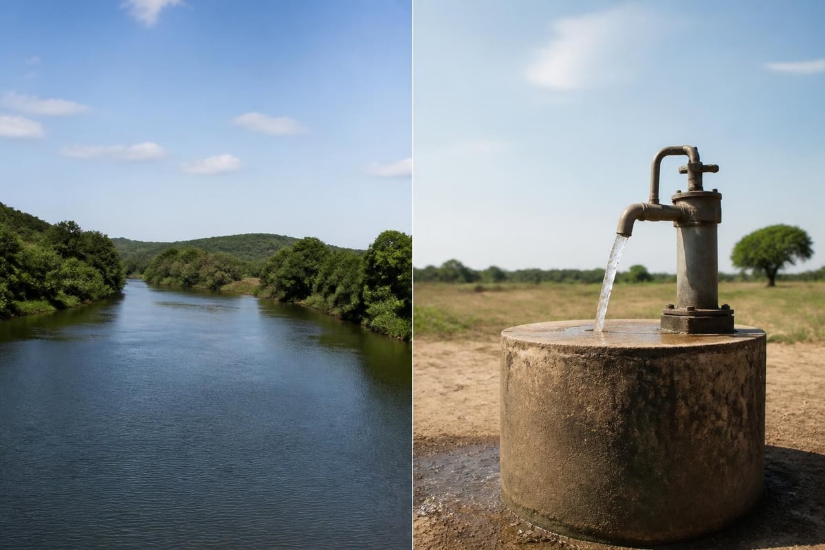 Water supply source selection