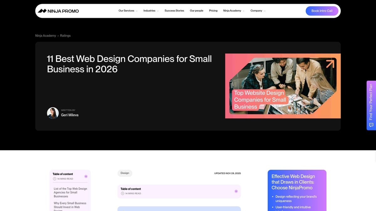 8 Leading Ecommerce Design Agencies to Watch in 2026 - NinjaPromo