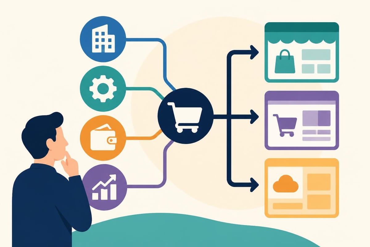 Platform selection factors for ecommerce