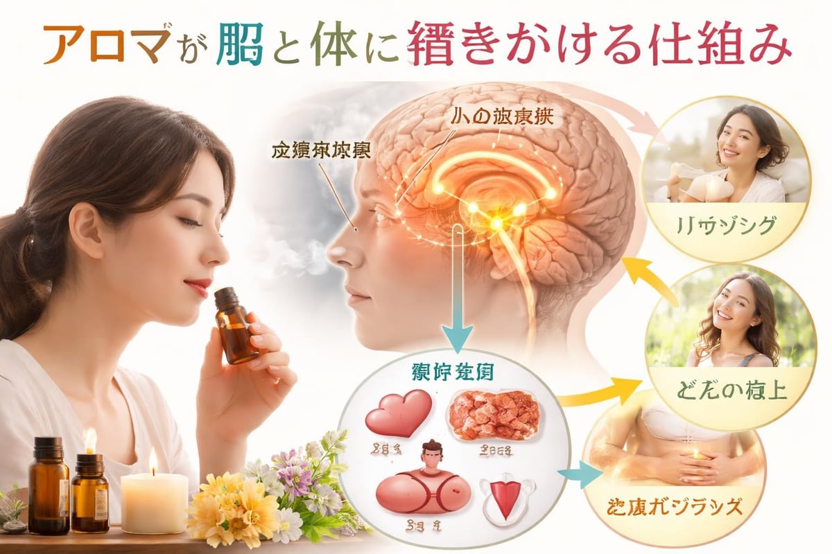アロマオイルが脳と自律神経に作用する仕組み