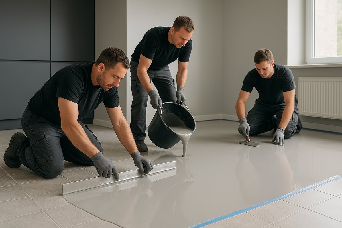 Stappenplan: Gietvloer aanbrengen over bestaande vloer