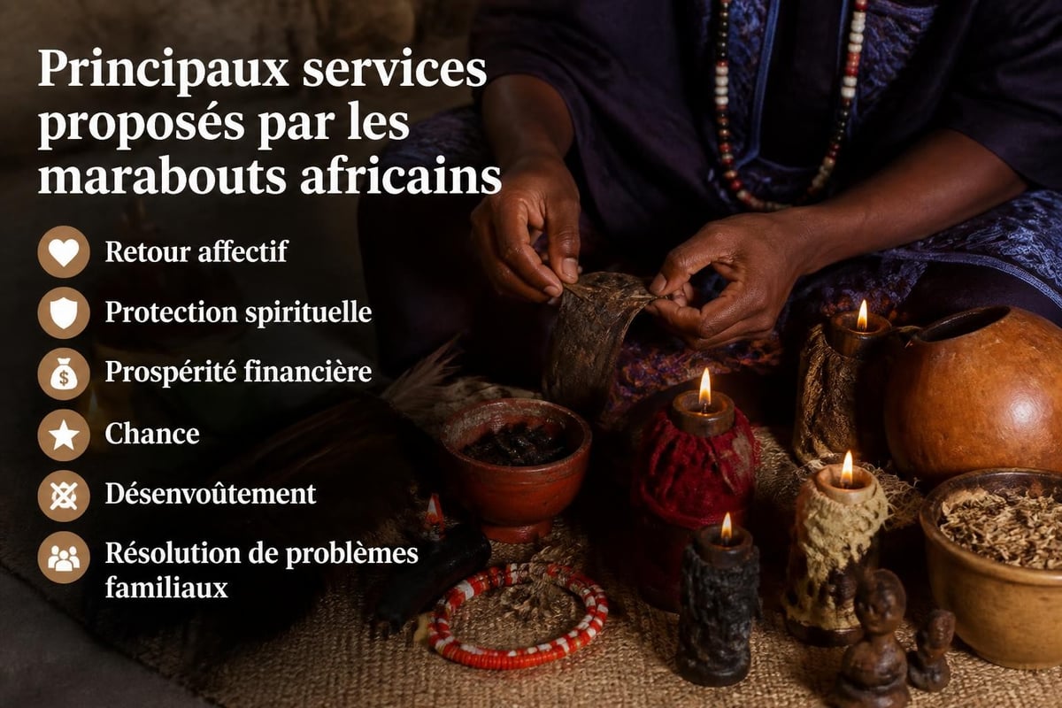 Services spirituels marabout africain
