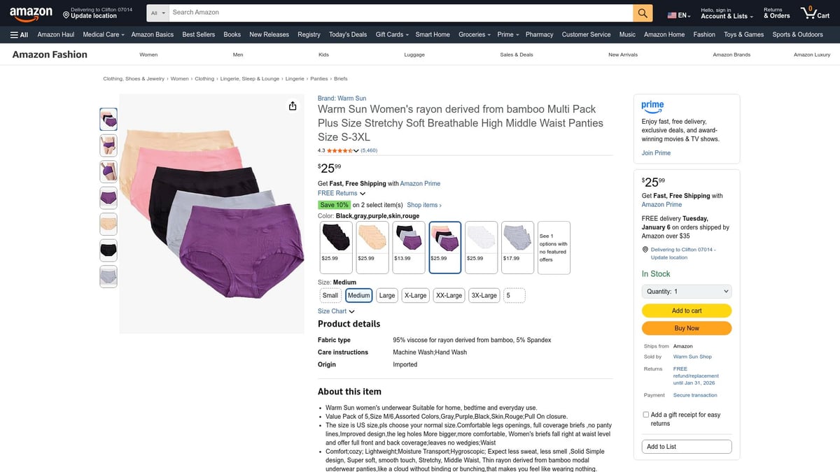 8 Breathable Underwear Women Will Love for Comfort in 2026 - Warm Sun Bamboo Viscose Fiber Panties