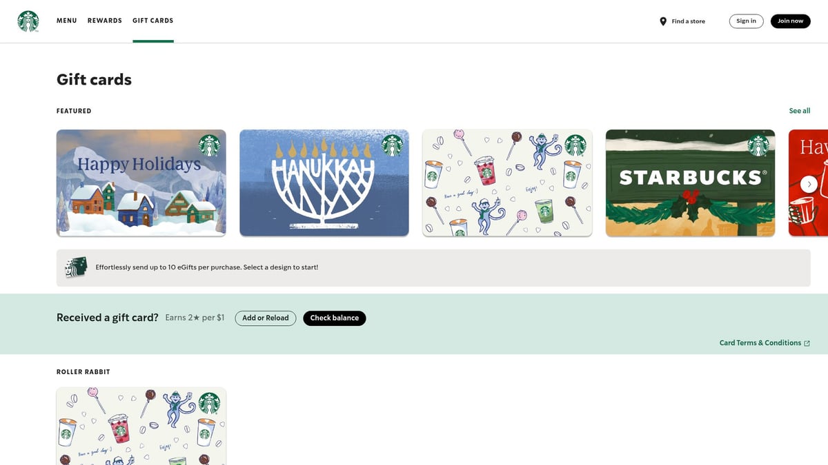 7 Must-Try Gift Card For Coffee Ideas In 2026 - Starbucks eGift Card