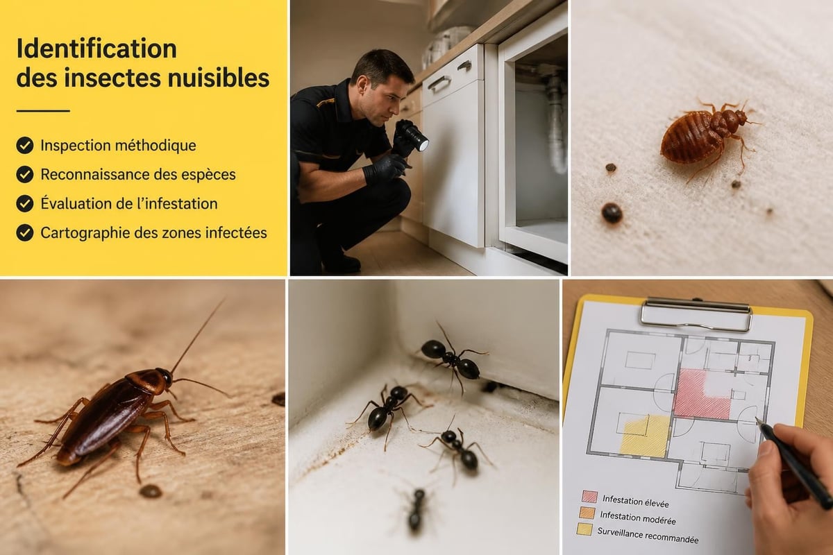 Diagnostic professionnel d'infestation