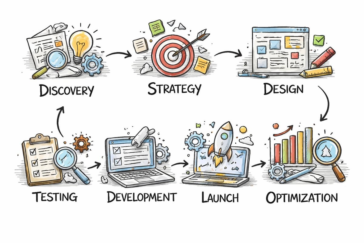 Web development collaboration process