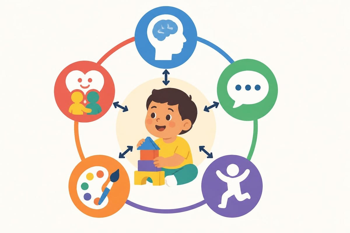 Developmental domains in early childhood