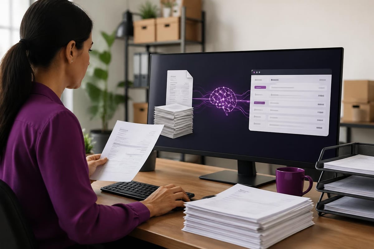 AI document processing workflow