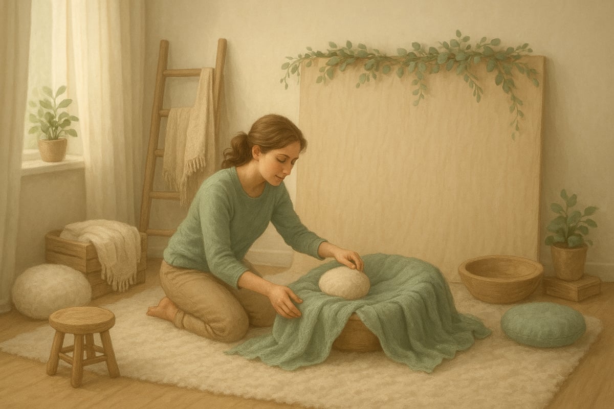 Tips for DIY and Custom Newborn Photo Backgrounds