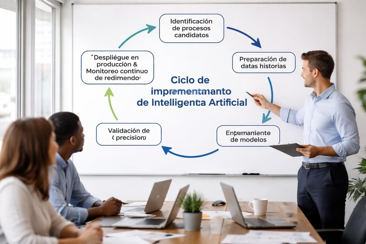 Implementación práctica de IA empresarial