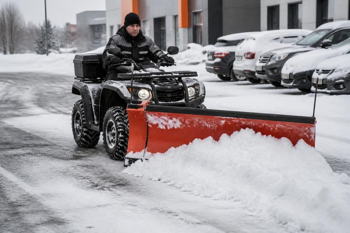 Snow accumulation trigger points and contractor response timeline