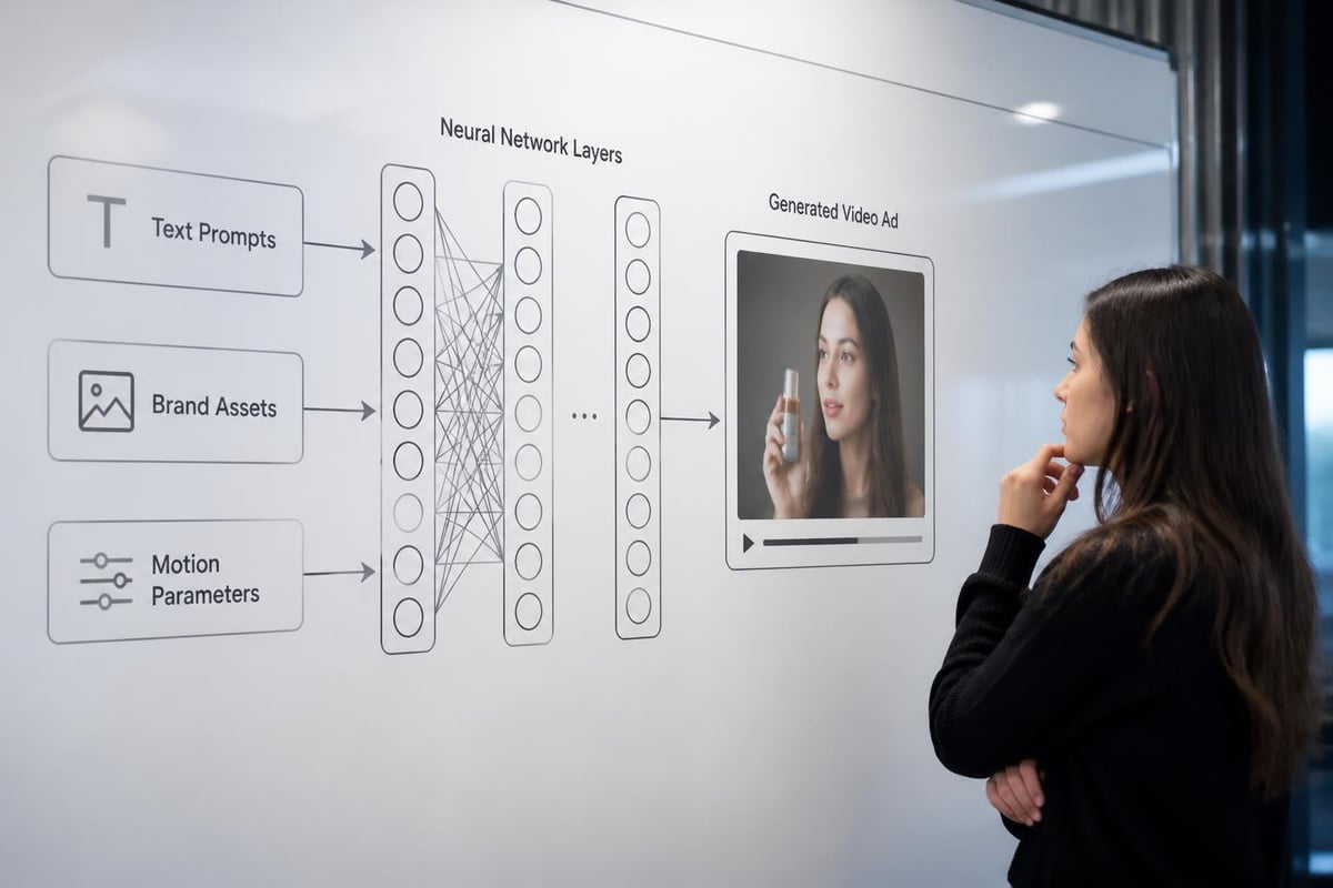 AI video generation architecture