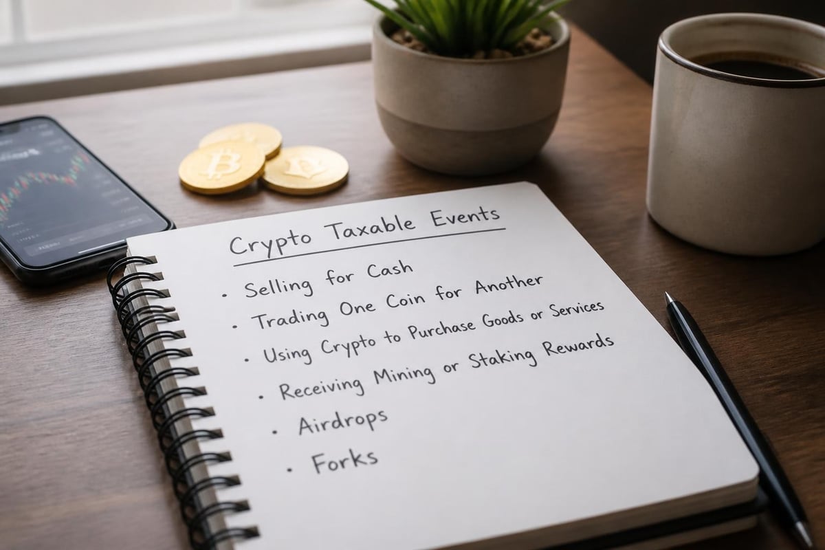 Cryptocurrency taxable events