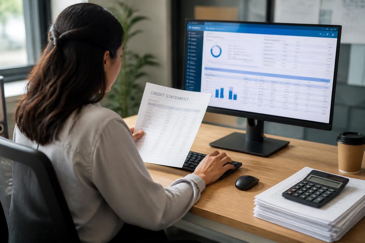 Credit statement workflow