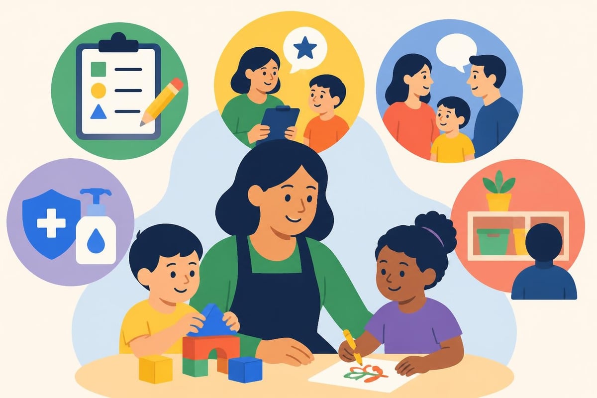 Daycare educator daily responsibilities