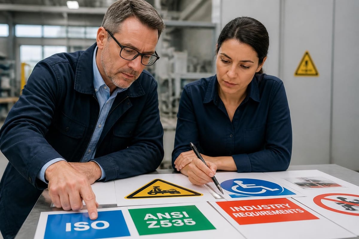 Safety sign compliance framework