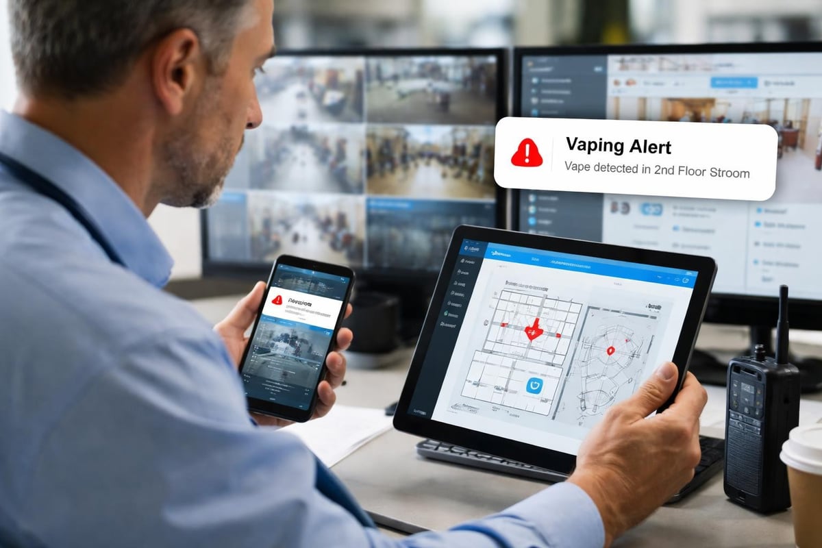 Vaping alarm integration