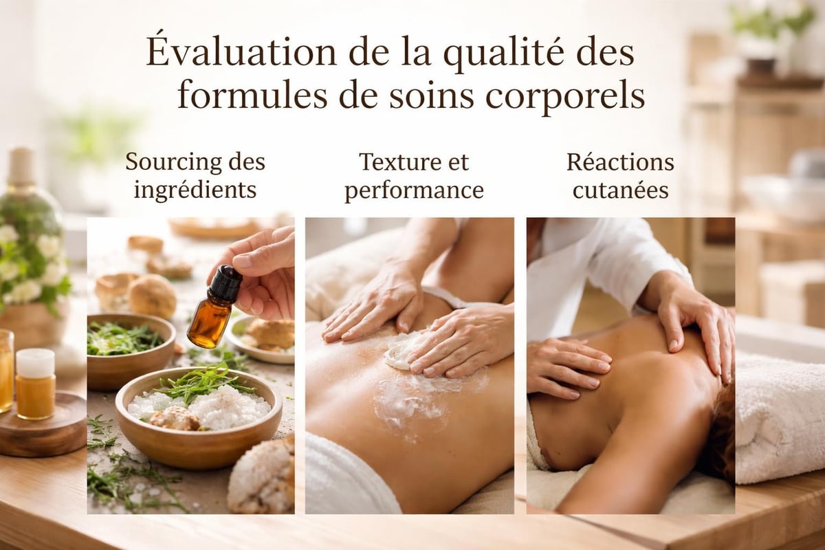 Comparaison qualité formules cosmétiques